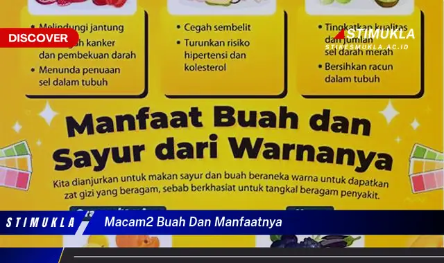 macam2 buah dan manfaatnya