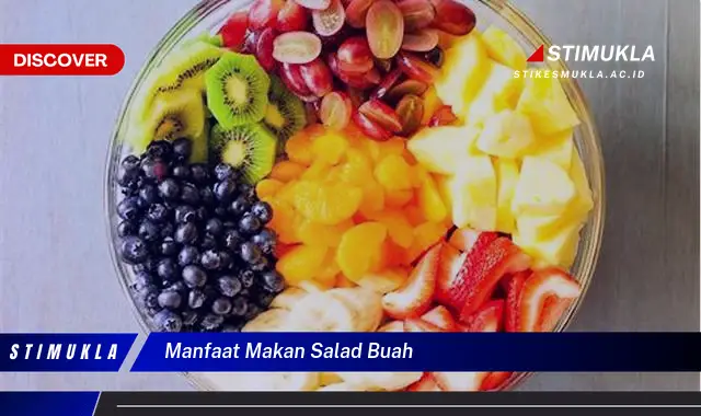 manfaat makan salad buah