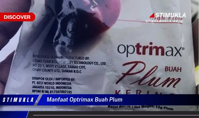 manfaat optrimax buah plum