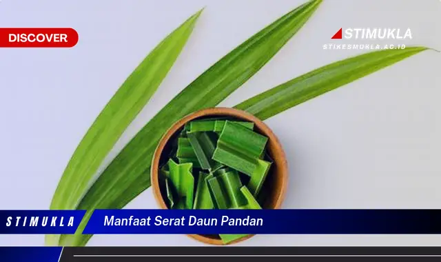 manfaat serat daun pandan
