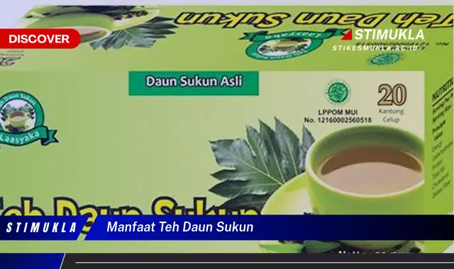 manfaat teh daun sukun